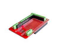 Ldbuejiaja Robusta scheda di espansione prototipazione in plastica per Pi2/3/4 per un facile debug, pratico morsettiera a vite, indicatori LED per il debug