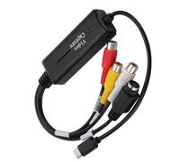 Ldbuejiaja S Video to USB 720P Video Captures Card Device USB 2.0 Transfer Record Grabber Live Streaming Device for Gaming NTSC