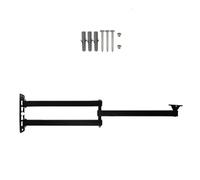 Ldbuejiaja Supporto di montaggio in metallo regolabile per il proiettore e la telecamera di sorveglianza con rotazione a 360 gradi 180 gradi basculante girevole in metallo per la fotocamera del