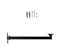 Ldbuejiaja Supporto di montaggio in metallo regolabile per il proiettore e la telecamera di sorveglianza con rotazione a 360 gradi 180 gradi basculante girevole in metallo per la fotocamera del