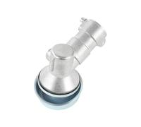Ldbuejiaja Testa di ingranaggio per decespugliatore, realizzata con precisione, 24 mm, vestibilità generale, in alluminio, silenzioso, ricambio per decespugliatore