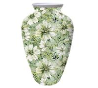 Ldbuejiaja Vasi puzzle 3D, vasi floreali unici, realizzati con 120 pezzi di puzzle curvi in plastica, vaso decorativo per composizioni floreali, arte unica e