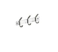 LDCBFTR Accessori per Il Bagno Gancio di Veste in Acciaio Inossidabile planimetro 3-4-5-6 Ganci sospesi, tieni premuto per Chiave, Asciugamano, Borse, Cappello, Vestiti, 3 Ganci WFJ