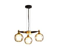 LDCBFTR Apparecchiatura Nera, 6 luci Vintage Industrial Sofiling con Base E14, Illuminazione lampadario per Camera da Letto Cucina Soggiorno-Soggiorno-Nero 1 74x18 cm