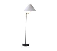 LDCBFTR Lampada da Terra con Braccio oscillante Lampada da Terra Moderna per Soggiorno Camera da Letto Ufficio Interruttore a Pedale e Lampada da Tavolo con palo Alto (Colore : Bianca)