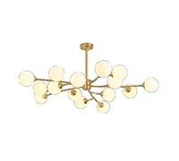 LDCBFTR Lampada del soffitto, lampadario G9 a 6 luci Regolabili, Monte, Illuminazione Vintage Industriale per Camera da Letto, Sala da Pranzo, Cucina, o-Ufficio 2 12t