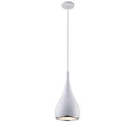 LDCBFTR Lampadario, luci a LED Moderne e semplici Letti in Alluminio Testa a Sospensione Light Nordic Creative Cucina Isola lampadario Regolabile Bar a soffitto a Sospensione 1 Luce (Bianca)