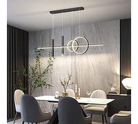 LDCBFTR Lampadelier Moderno a LED LED lampadario ad Anello LED, Giapponese 1 Luce, Luce a soffitto dimmerabile Circolare contemporanea per la Cucina Soggiorno Sala da Pranzo B 50x50x6cm (20x20x2inch)