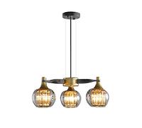 LDCBFTR Lampadella a 8 luci, Moderno Vetro in Metallo, a soffitto Nero Apparecchiatura di Illuminazione ad Altezza Regolabile per Soggiorno, Sala da Pranzo, Camera da Letto-Nero 2 74x18 cm