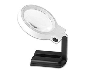 LDCBFTR Luce a LED con Light Stand Free Langeri - 3X Langrificatore di Illuminazione Portatile Grande per Lettura, ispezione, Saldatura, richiamo, Manutenzione, Hobby e Mestieri