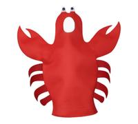 LDDIFHWW Costume Cosplay Unisex, Abito da Carnevale del Cibo, Accessorio per Travestimenti Materiale di Poliestere Leggero per Feste, Spettacoli Tea, Granchi Adulti