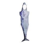 LDDIFHWW Costume Cosplay Unisex, Abito da Carnevale del Cibo, Accessorio per Travestimenti Materiale di Poliestere Leggero per Feste, Spettacoli Tea, Pesci Adulti