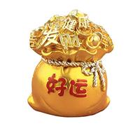 LDDIFHWW La Statuetta Cinese Feng Shui Del Sacchetto Dei Soldi Attira La Buona Fortuna, Buona Fortuna D'oro