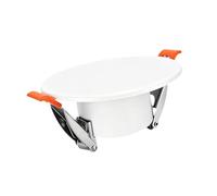 LDDIFHWW Piastra Copri Foro Soffitto con Clip Molla Coperchio Foro Faretto Parete Tappo Decorativo Accesso PP Compatto Accessorio Montaggio Rapido, Bianco
