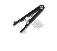 LDDIFHWW Pinza per Riparazione Orologi Strumento Anse Professionale Pinza Compressione Barrette Estrattore Cinturino Utensile Perni in Alluminio Durevole con, Nero