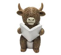 LDDIFHWW Statuetta da Bagno, Scultura di Animale da Scrivania, Statua Decorativa per Scaffale da Ufficio, Libreria, Leggere sul Water