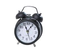 LDDIFHWW Sveglia Analogica, Stile retrò, con Allarme Forte E Silenzioso, Retroilluminazione per Adolescenti, Decorazione da Tavolo per La Casa, Ideale per, Nero