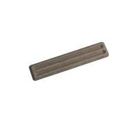 LDDIFHWW Vassoio Espositivo in Microfibra Antigraffio Vassoio con Due Scanalature Longitudinali Elegante Tappetino Portagioie per Gioiellieri, Vetrine da Banco, Grigio