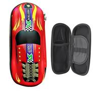 LDDYKZY Cars Astuccio, 3D Racing Car Astuccio con 3 Scomparti, Grande Capacità Astuccio Astuccio Portatile Multifunzionale per Bambini Studenti Scuola Regalo