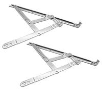 LDEXIN 1 paio di cerniere per finestre a battente da 30,5 cm, in acciaio inox, cerniere a scomparsa, per attrito