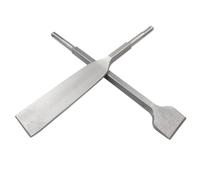LDEXIN 2 scalpelli SDS Plus per piastrelle e scalpello piatto largo 4,9 cm per pietra in calcestruzzo, lunghezza 250 mm