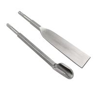 LDEXIN SDS Plus, scalpello piatto largo 4,5 cm e scalpello per scanalatura, scalpello per cemento e muratura, lunghezza 250 mm
