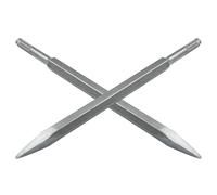 LDEXIN Set di 2 scalpelli a punta con gambo SDS-Plus, set di punte da trapano per calcestruzzo, lunghezza 25,4 cm
