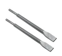 LDEXIN Set di 2 scalpelli piatti con gambo SDS-Plus, set di punte per trapano per calcestruzzo, lunghezza 25,4 cm, larghezza 2,3 cm