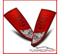LDFO04 FARI FANALI POSTERIORI FORD FOCUS MK1 10.98-10.04 HATCHBACK ROSSO BIANCO