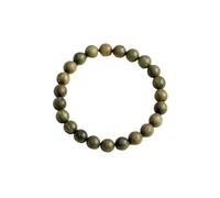 LDGSUPH Adatto per braccialetti in legno di sandalo verde cinabro | perline Buddha unisex | gioiello regalo per ricchezza e tesoro, One Size, Acetato, Non pietra preziosa