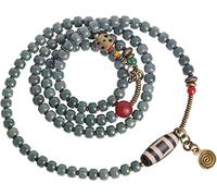 LDGSUPH Bracciale, Collana di perline preghiera buddista, Bodhi 108 Mala Beads, con multistrato Gioielli for polsini for meditazione yoga