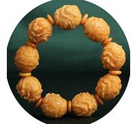 LDGSUPH Bracciale con perline di Buddha Meditazione buddista tibetana intaglio Dio della ricchezza/Pi Yao/Pi Xiu Modello rigido Gioielli unisex, San Valentino