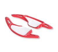 LDGSUPH Cambio Al Volante Per Camaro 2016-2023 Paddle Shifters Extension Car Volante Shift Paddles Decorazione Trim Estensioni Volante(Carbon Red)