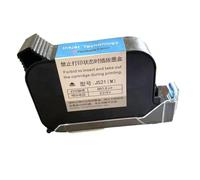 LDGSUPH Cartuccia d'inchiostro Bianco Giallo Eco solvente ad asciugatura rapida compatibile con stampanti a getto d'inchiostro portatili JS21 12. 7 mm(1 invisible ink)