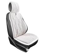 LDGSUPH Coprisedili Cuscini Universali Per Seggiolini Auto Con Velluto Di Visone Artificiale Per Il Calore Autunnale E Invernale - Include Set Anteriore(White Single seat)