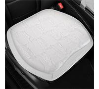 LDGSUPH Coprisedili Cuscini Universali Per Seggiolini Auto Con Velluto Di Visone Artificiale Per Il Calore Autunnale E Invernale - Include Set Anteriore(Bianco)