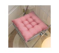 LDGSUPH Coprisedili Cuscino Per Sedia Con Cinghia Antiscivolo, Cuscino Per Sedile Universale Per Divano Da Esterno, Ufficio E Auto(Light pink,45x45cm)