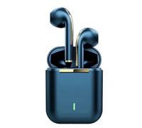 LDGSUPH Cuffie In Ear J18 Auricolari Stereo Senza Fili Pop Up 5.0 Mini Sport TWS Bluetooth True Wireless Earbuds(Blue)