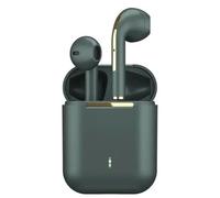 LDGSUPH Cuffie In Ear J18 Auricolari Stereo Senza Fili Pop Up 5.0 Mini Sport TWS Bluetooth True Wireless Earbuds(Green)