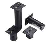 LDGSUPH Gambe for mobili, Piedini for armadietti di supporto for divani in alluminio for regolabili in altezza Piedino for tavolino for mobile TV Credenze Comodini Divani Mobili Confezione da 4(20cm)