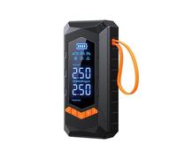 LDGSUPH Pompa di Gonfiaggio per Auto Portatile Senza Fili per Pneumatici Automatica Ad Alta Pressione Gonfiabile Tesoro per Ricarica Cellulare Gonfiatore Elettrico Portatile con(Black Universal)