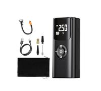 LDGSUPH Pompa di Gonfiaggio per Auto Portatile Senza Fili per Pneumatici Automatica Ad Alta Pressione Gonfiabile Tesoro per Ricarica Cellulare Gonfiatore Elettrico Portatile con(Wireless Black)