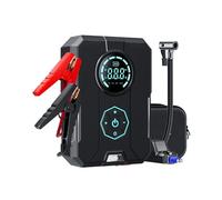 LDGSUPH Pompa Gonfiabile per Avviamento Emergenza per Automobile Macchina Multifunzione Batteria Tesoro Elettrico Fuoco Gonfiatore Elettrico Portatile con((8000mAh) C)