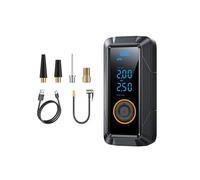 LDGSUPH Pompa Gonfiaggio per Auto Portatile Senza Fili per Pneumatici Automatica Ad Alta Pressione Gonfiabile Tesoro per Ricarica Cellulare Gonfiatore Elettrico Portatile con(Wireless Black)