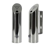 LDGSUPH Posacenere da esterno Cilindro parete con serratura Pilastro di frassino appendere al muro una colonna sigari in metallo grandi dimensioni for fumare(5xH20cm)