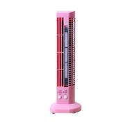 LDGSUPH Ventilatore a torre senza lama da tavolo portatile USB Raffreddatore d'aria for camera letto a basso rumore(Pink)