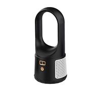 LDGSUPH Ventilatore da tavolo elettrico senza lama USB 1200mAh ricaricabile Elettrodomestici di raffreddamento fili dell'aria a 6 marce(Black)