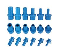 LDHNFBYV 1Pc Raccordi for Tubi dell'Acqua in PVC Giunti di riduzione dell'Acqua Blu(ID 20mm To 10mm,1Pc)