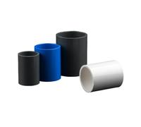 LDHNFBYV 2~5 Pezzi 20 25 32 40-63 mm Tubo in PVC Connettore Dritto uguale Giunto in plastica(20mm Inner Dia,Grey(2pcs))