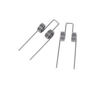 LDHNFBYV Molla a Doppia Torsione da 2 Pezzi, Diametro del Filo 1,1, Diametro Esterno di 10,5 mm. Molla a Torsione Forte